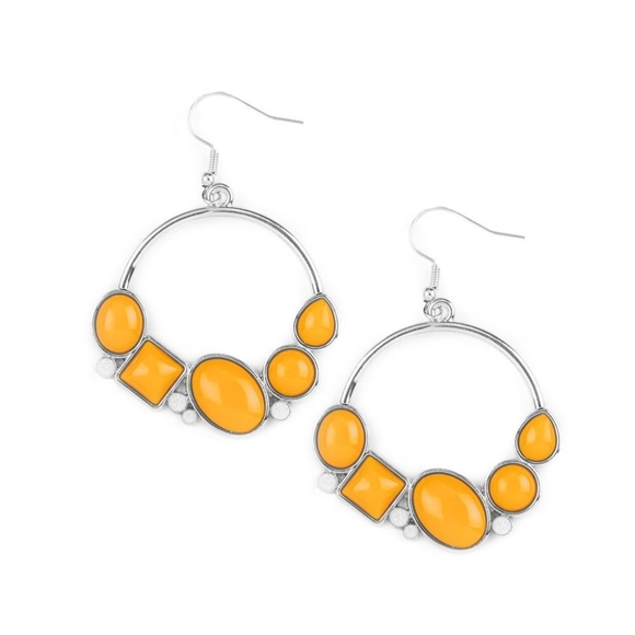 paparazzi Jewelry - Beautifully BUBBLICIOUS Orange 🍊 Earrings
